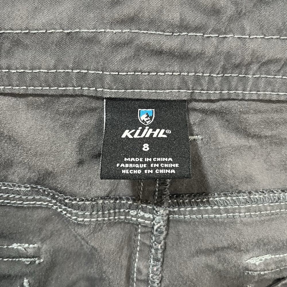 KUHL Shorts Women's Size 8 Gray Splash 11" Inseam Cargo Outdoor Camping Hiking - Picture 8 of 10